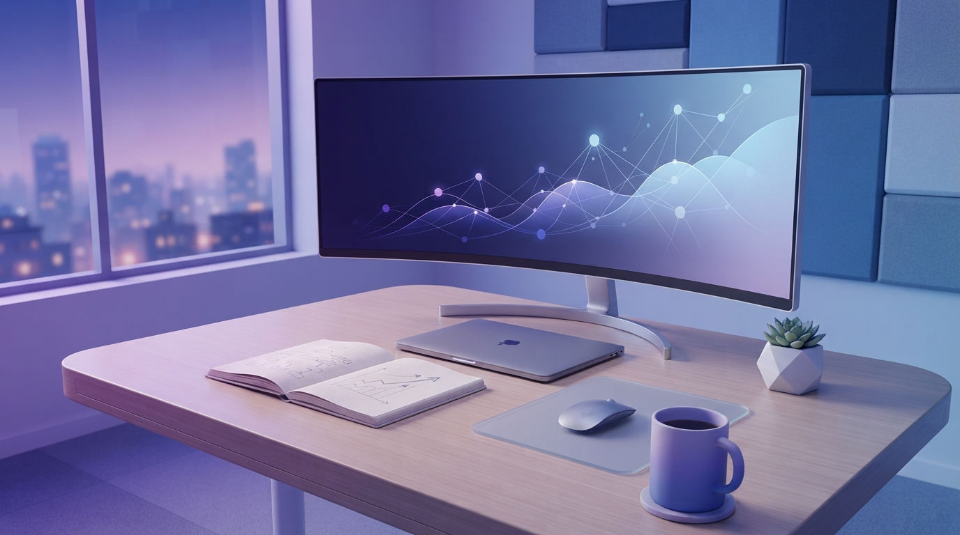 scale SEO content with AI — illustration