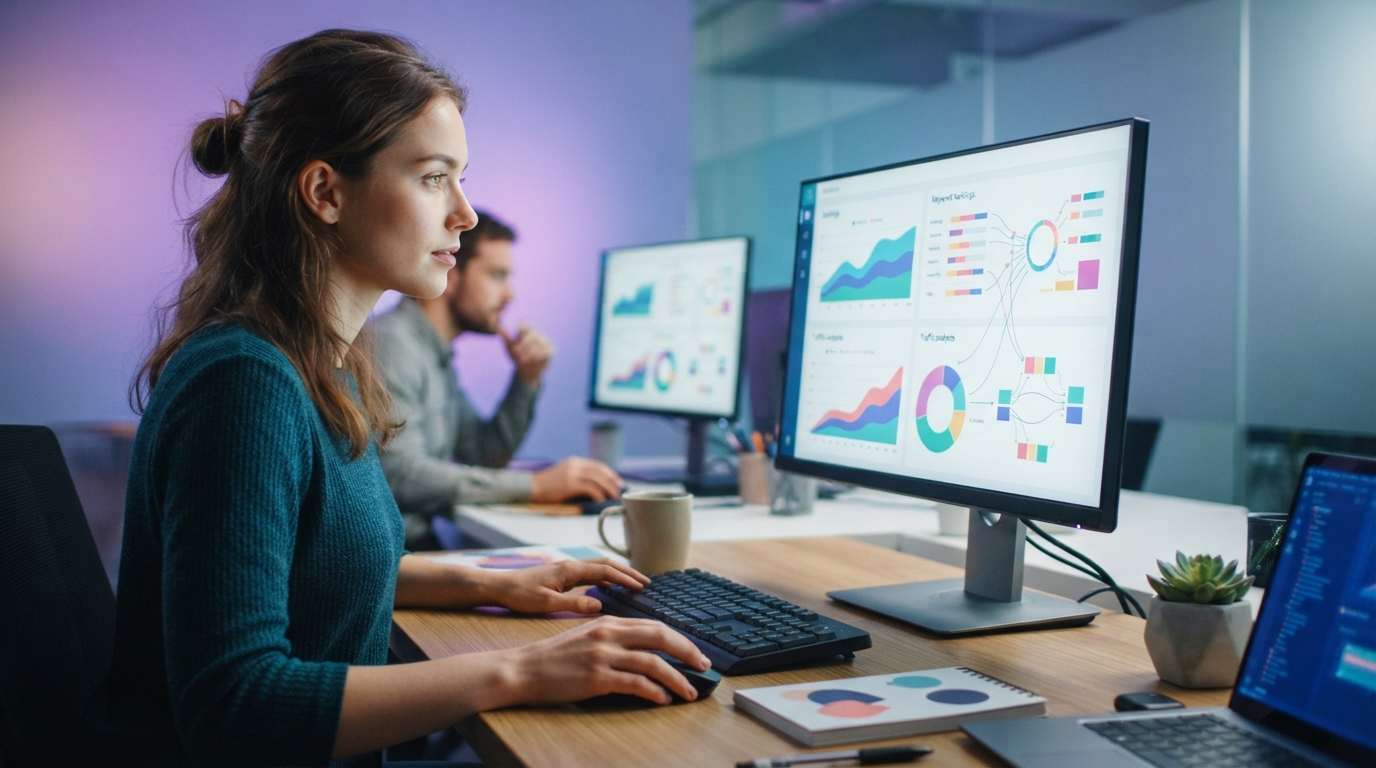 AI SEO software for multiple client sites — illustration