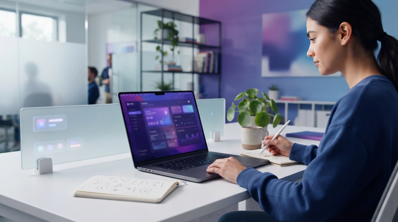 automated website content writer AI — illustration